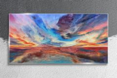 COLORAY.SK Skleneny obraz Moderné mraky 120x60 cm