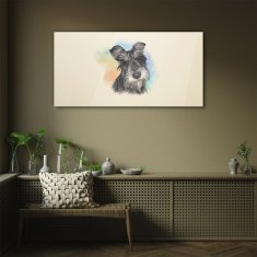 COLORAY.SK Skleneny obraz Maľovanie zvieracie pes 100x50 cm