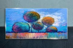 COLORAY.SK Skleneny obraz Maľba abstrakcie stromy 140x70 cm