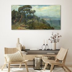 COLORAY.SK Skleneny obraz Maľovanie stromu prírody 120x60 cm