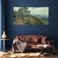 COLORAY.SK Skleneny obraz Maľovanie stromu prírody 120x60 cm