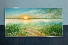 COLORAY.SK Skleneny obraz Maľovanie vody rieka príroda 120x60 cm