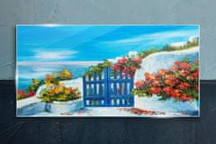 COLORAY.SK Skleneny obraz Maľovanie kvety mora 120x60 cm