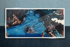 COLORAY.SK Sklenený obraz Abstrakcie rieka ázie 140x70 cm
