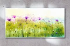 COLORAY.SK Skleneny obraz Kvety rastlín 120x60 cm