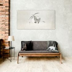 COLORAY.SK Sklenený obraz Zvieratá vtáky husia obloha 100x50 cm