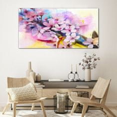 COLORAY.SK Skleneny obraz Abstrakcie kvety príroda 120x60 cm