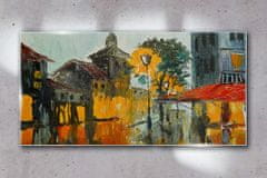 COLORAY.SK Skleneny obraz Abstrakcie mestské svetla 140x70 cm