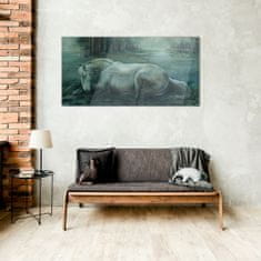 COLORAY.SK Skleneny obraz Lesné kone voľne žijúcich živočíchov 100x50 cm