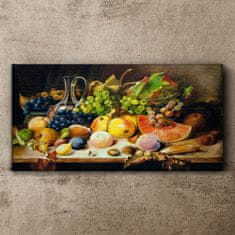 COLORAY.SK Obraz canvas Hrozno broskyne Apple 100x50 cm