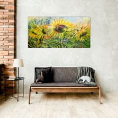 COLORAY.SK Skleneny obraz Kvety kvety slnečnica 100x50 cm