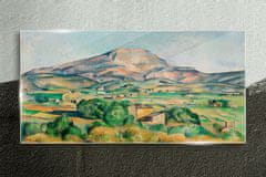 COLORAY.SK Sklenený obraz Maľovanie hory prírody 120x60 cm