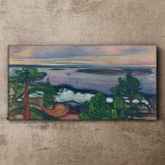 COLORAY.SK Obraz Canvas Vlak PAL Edvard Munch 120x60 cm