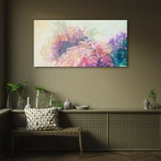 COLORAY.SK Skleneny obraz Maľba abstrakcie kvety 100x50 cm