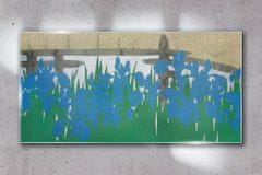 COLORAY.SK Sklenený obraz Abstrakcie kvety 100x50 cm