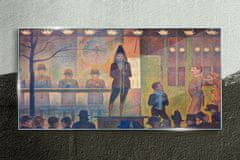 COLORAY.SK Sklenený obraz Cirkusová sideshow seurata 140x70 cm