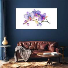 COLORAY.SK Skleneny obraz Maľovanie kvetinové konáre 120x60 cm