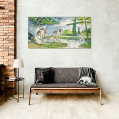 COLORAY.SK Sklenený obraz Kúpanie paul cézanne 100x50 cm