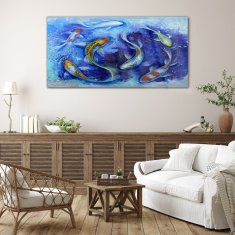 COLORAY.SK Skleneny obraz Zvieracie ryby koi voda 140x70 cm