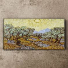 COLORAY.SK Obraz Canvas Slnko las van Gogh 120x60 cm