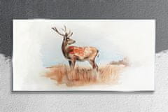 COLORAY.SK Skleneny obraz Akvarel animal deer 120x60 cm