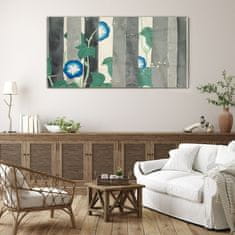 COLORAY.SK Sklenený obraz Bambusové kvety 140x70 cm