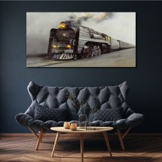 COLORAY.SK Obraz canvas Vlaku dymové hmly 140x70 cm
