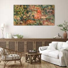 COLORAY.SK Skleneny obraz Abstrakcie ženského lesa 140x70 cm