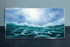 COLORAY.SK Skleneny obraz Morská búrka príroda 120x60 cm
