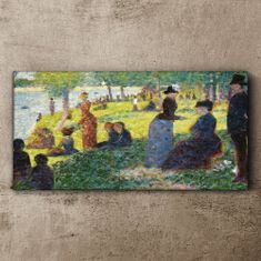 COLORAY.SK Obraz Canvas La Grande Jatte Seurata 140x70 cm