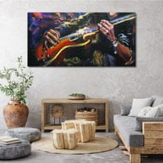 COLORAY.SK Obraz canvas Abstrakcie gitarové hudby 140x70 cm