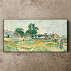 COLORAY.SK Obraz Canvas Krajina Paríža Cézanne 100x50 cm