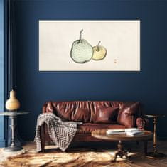 COLORAY.SK Sklenený obraz Abstrakcie ovocie hruška 120x60 cm