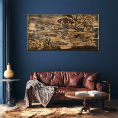 COLORAY.SK Sklenený obraz Mahana atna gauguin 120x60 cm