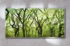 COLORAY.SK Skleneny obraz Abstrakcie lesa 140x70 cm