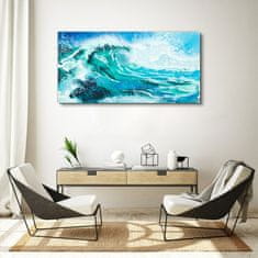COLORAY.SK Obraz canvas Morské vlny voľne žijúcich živočíchov 120x60 cm