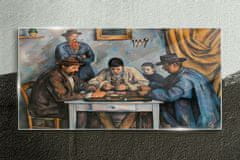 COLORAY.SK Sklenený obraz Hráči kariet 120x60 cm