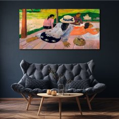 COLORAY.SK Obraz Canvas Siesta tahiti Paul Gauguin 140x70 cm