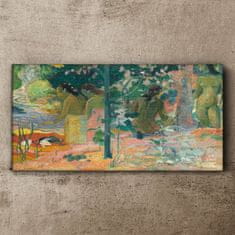 COLORAY.SK Obraz Canvas Stratený raj Gauguin 120x60 cm