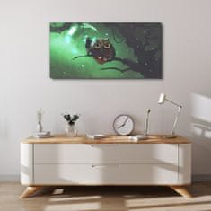 COLORAY.SK Obraz Canvas Umenie sova mesiaca 100x50 cm