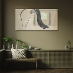 COLORAY.SK Sklenený obraz Abstrakcie dom 100x50 cm