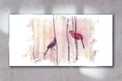 COLORAY.SK Skleneny obraz Abstrakcie zvierat vtákov 140x70 cm