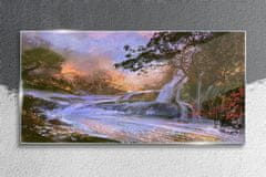 COLORAY.SK Skleneny obraz Maľovanie prírody 100x50 cm