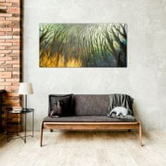 COLORAY.SK Skleneny obraz Maľovanie lesné strom oheň 100x50 cm