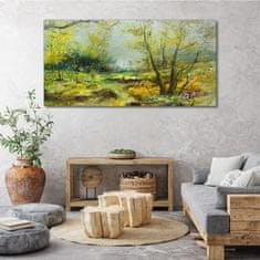 COLORAY.SK Obraz canvas Moderné abstrakcie lesa 140x70 cm