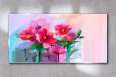 COLORAY.SK Skleneny obraz Kvety rastlín 140x70 cm