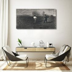 COLORAY.SK Obraz Canvas Moderné roľníkov Seurata 120x60 cm