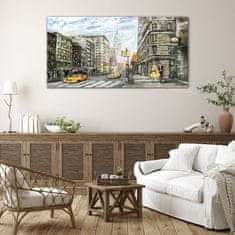 COLORAY.SK Skleneny obraz Mesto new york 140x70 cm