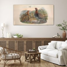 COLORAY.SK Skleneny obraz Zvieratá vtákov 140x70 cm
