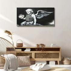 COLORAY.SK Obraz Canvas Anjel Brnenie Banksy 100x50 cm